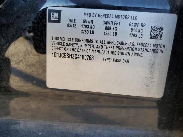 Photo 11 VIN: 1G1JC5SH3C4180768 - CHEVROLET SONIC LT 