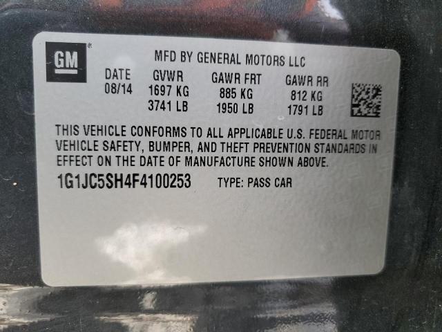 Photo 11 VIN: 1G1JC5SH4F4100253 - CHEVROLET SONIC 