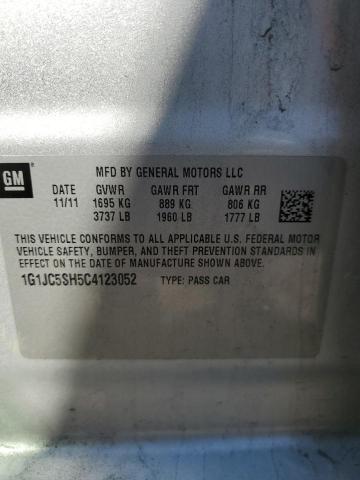 Photo 11 VIN: 1G1JC5SH5C4123052 - CHEVROLET SONIC LT 