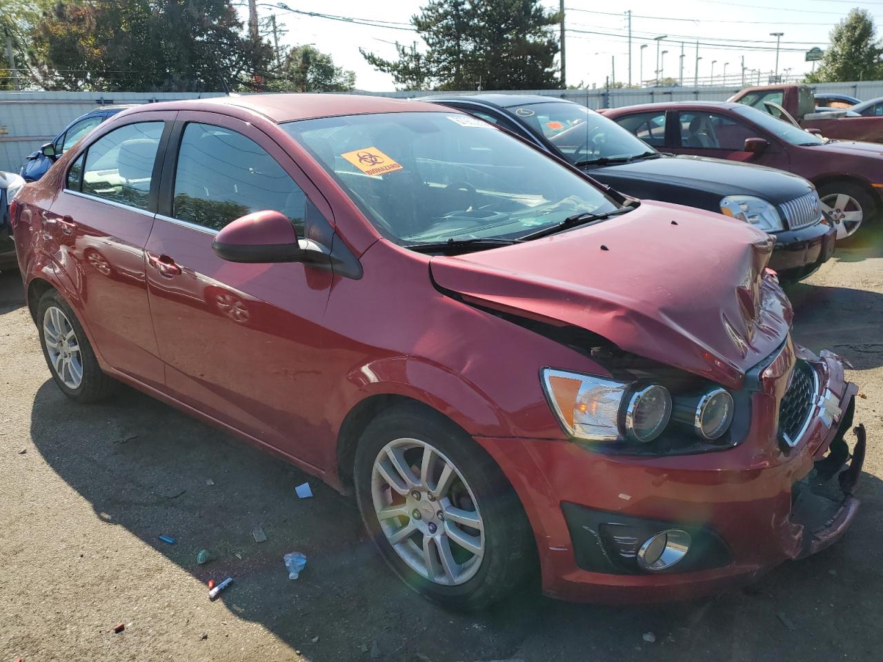 Photo 3 VIN: 1G1JC5SH5C4150607 - CHEVROLET SONIC 