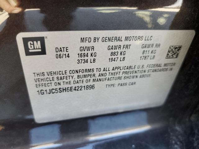 Photo 11 VIN: 1G1JC5SH6E4221896 - CHEVROLET SONIC LT 