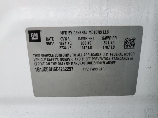 Photo 11 VIN: 1G1JC5SH6E4232297 - CHEVROLET SONIC LT 