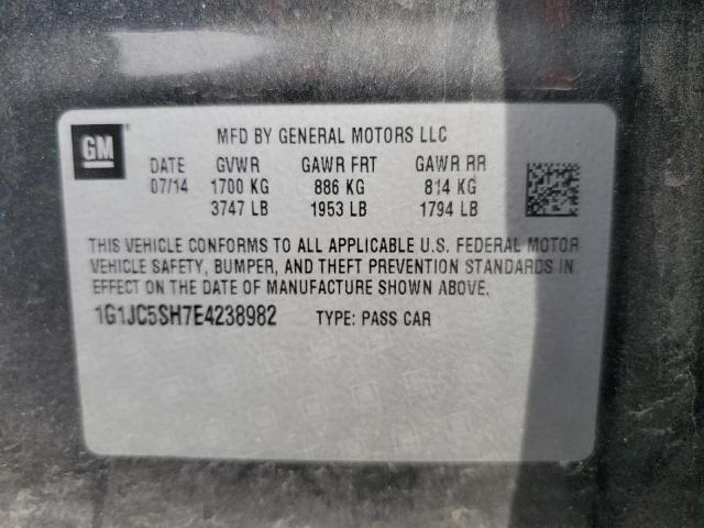 Photo 11 VIN: 1G1JC5SH7E4238982 - CHEVROLET SONIC 