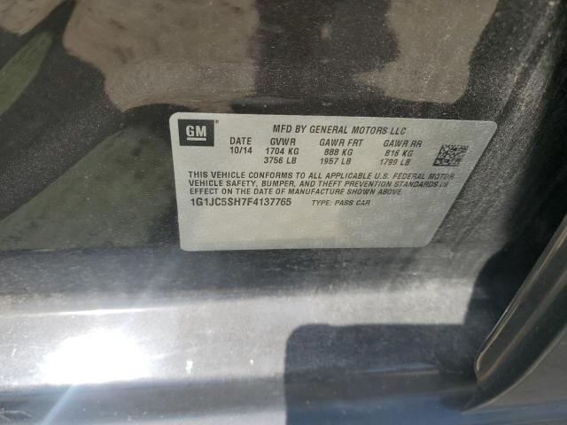 Photo 11 VIN: 1G1JC5SH7F4137765 - CHEVROLET SONIC 