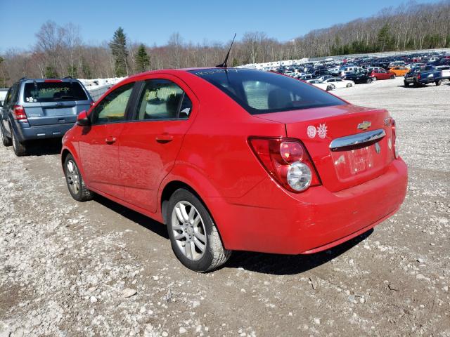 Photo 2 VIN: 1G1JC5SH8C4163321 - CHEVROLET SONIC LT 