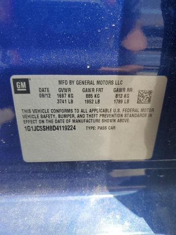 Photo 11 VIN: 1G1JC5SH8D4119224 - CHEVROLET SONIC 