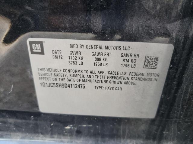 Photo 11 VIN: 1G1JC5SH9D4112475 - CHEVROLET SONIC LT 