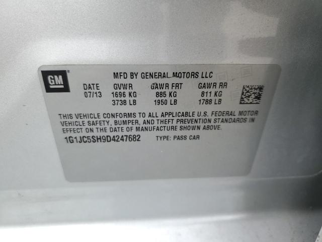 Photo 11 VIN: 1G1JC5SH9D4247682 - CHEVROLET SONIC 