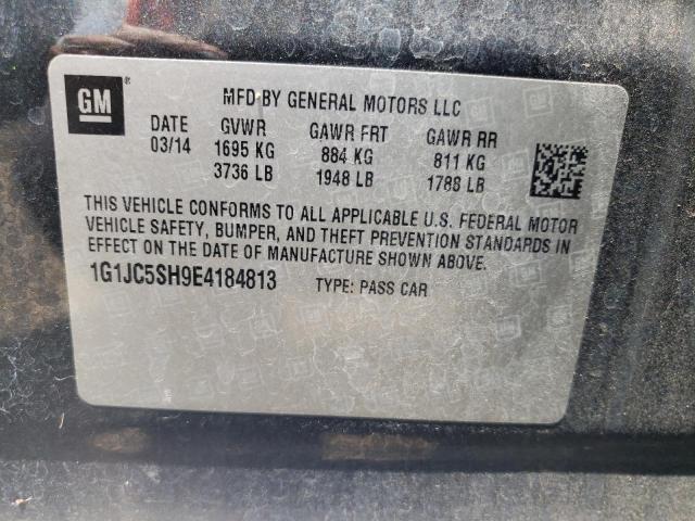 Photo 9 VIN: 1G1JC5SH9E4184813 - CHEVROLET SONIC LT 