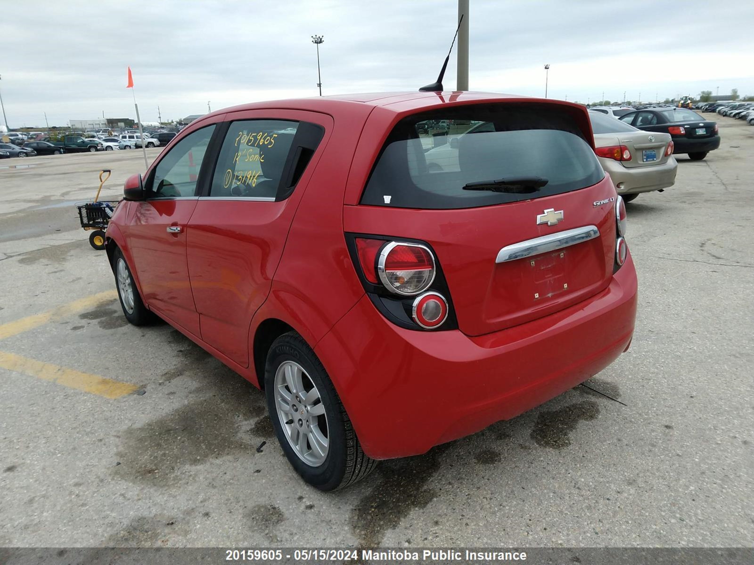 Photo 2 VIN: 1G1JC6EH9C4131916 - CHEVROLET SONIC 