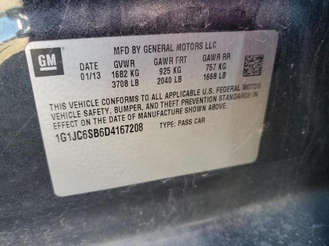 Photo 11 VIN: 1G1JC6SB6D4167208 - CHEVROLET SONIC 