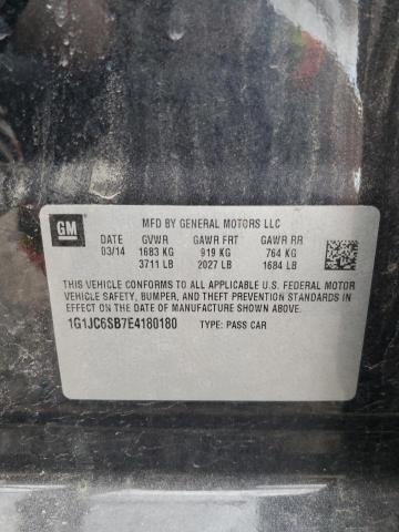 Photo 12 VIN: 1G1JC6SB7E4180180 - CHEVROLET SONIC 