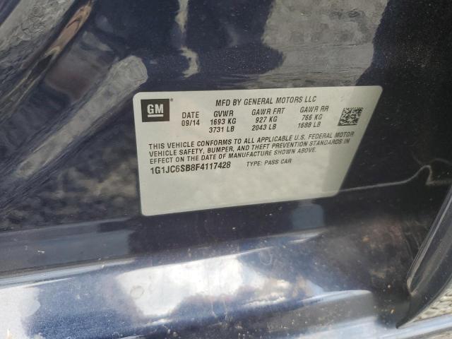 Photo 11 VIN: 1G1JC6SB8F4117428 - CHEVROLET SONIC LT 