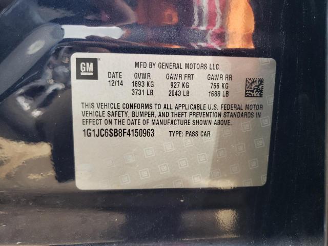 Photo 11 VIN: 1G1JC6SB8F4150963 - CHEVROLET SONIC LT 