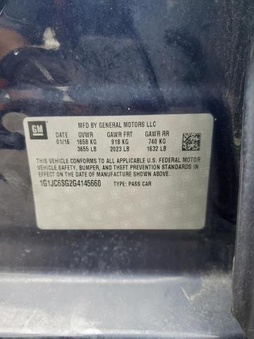 Photo 11 VIN: 1G1JC6SG2G4145660 - CHEVROLET SONIC 