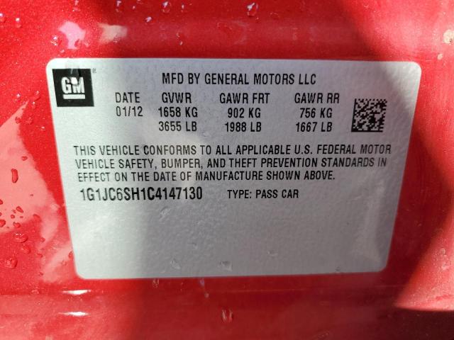 Photo 11 VIN: 1G1JC6SH1C4147130 - CHEVROLET SONIC 