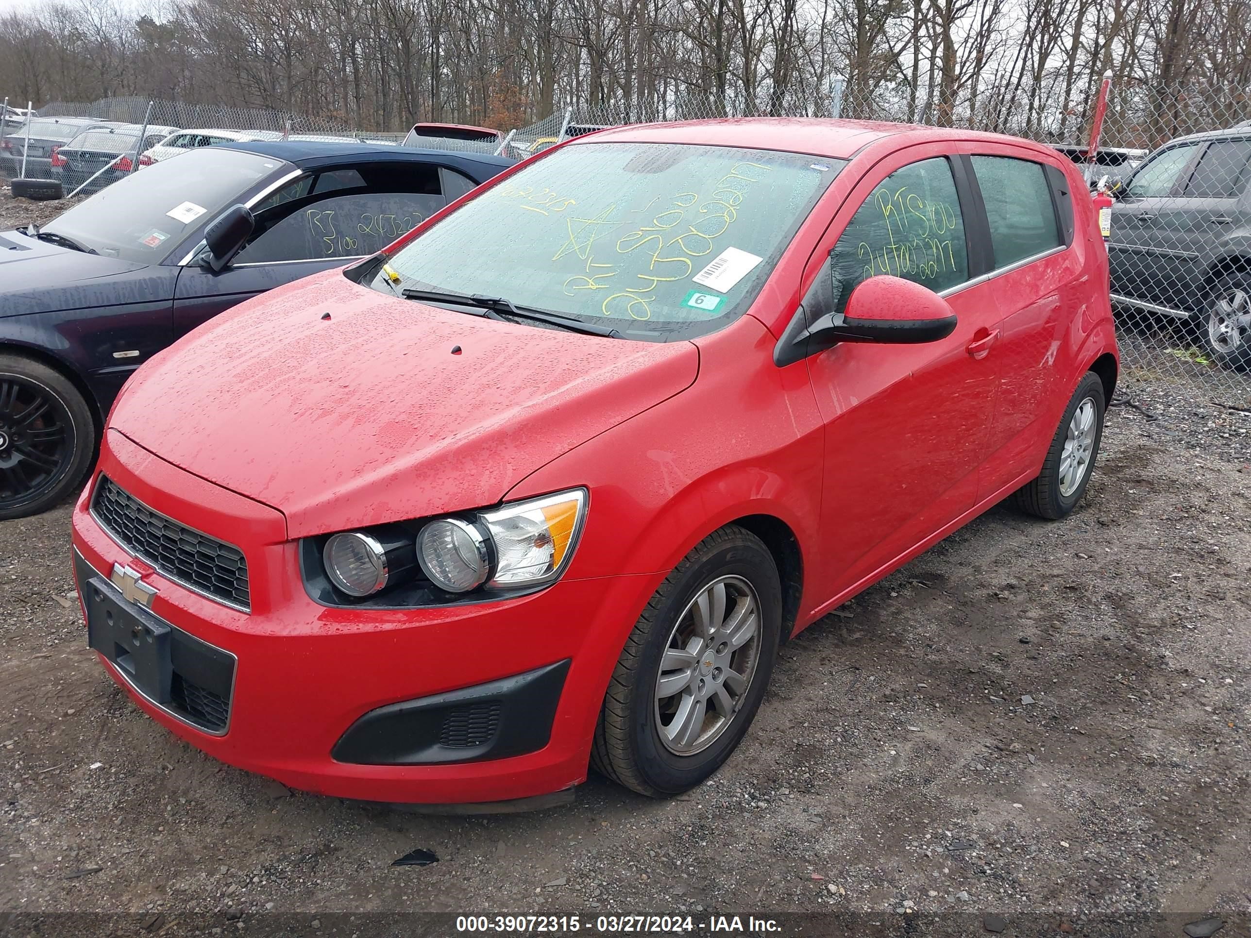 Photo 1 VIN: 1G1JC6SH1C4162467 - CHEVROLET SONIC 