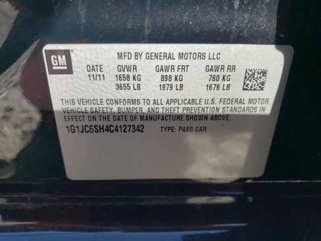 Photo 11 VIN: 1G1JC6SH4C4127342 - CHEVROLET SONIC LT 