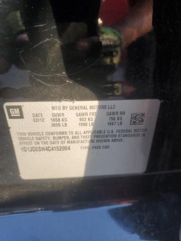 Photo 11 VIN: 1G1JC6SH4C4152984 - CHEVROLET SONIC LT 