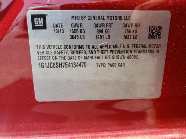 Photo 11 VIN: 1G1JC6SH7E4134479 - CHEVROLET SONIC LT 