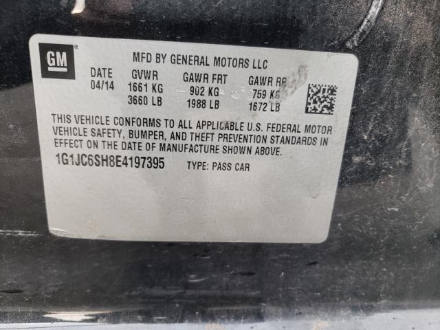 Photo 9 VIN: 1G1JC6SH8E4197395 - CHEVROLET SONIC LT 