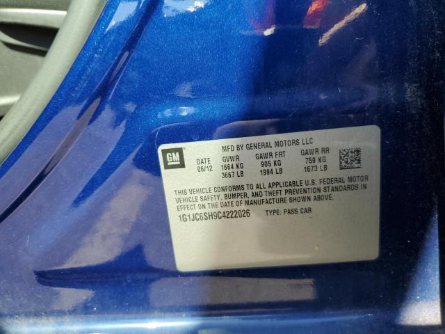 Photo 11 VIN: 1G1JC6SH9C4222026 - CHEVROLET SONIC LT 