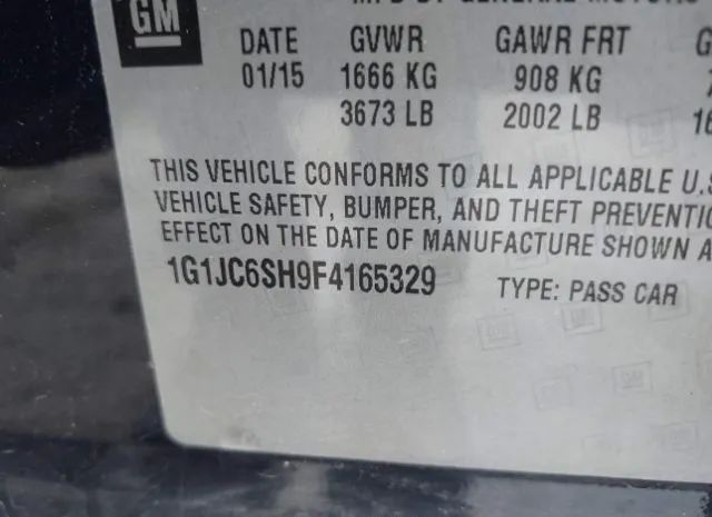 Photo 8 VIN: 1G1JC6SH9F4165329 - CHEVROLET SONIC 