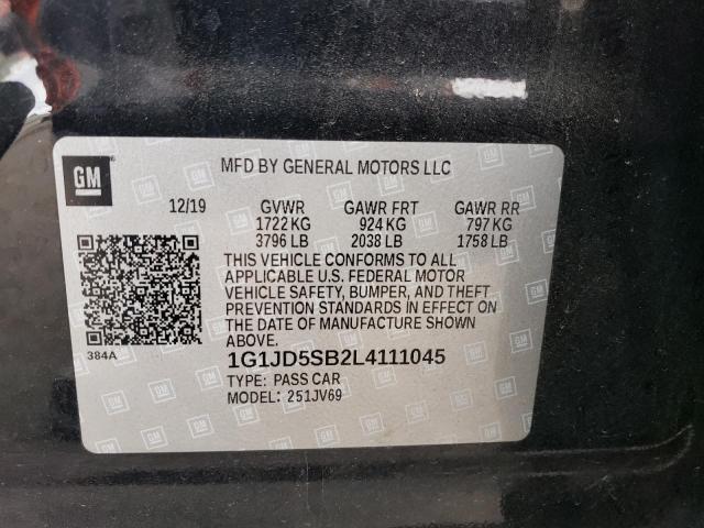 Photo 11 VIN: 1G1JD5SB2L4111045 - CHEVROLET SONIC 