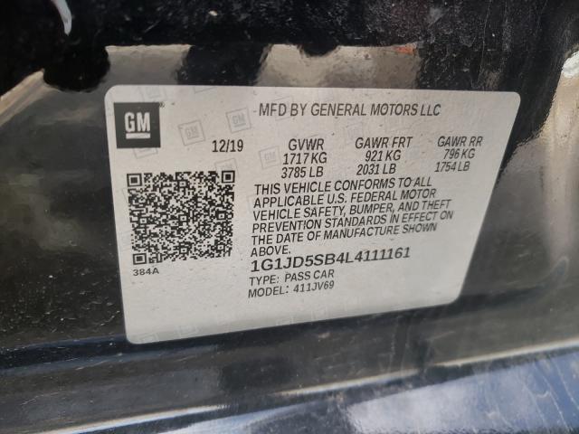 Photo 9 VIN: 1G1JD5SB4L4111161 - CHEVROLET SONIC LT 