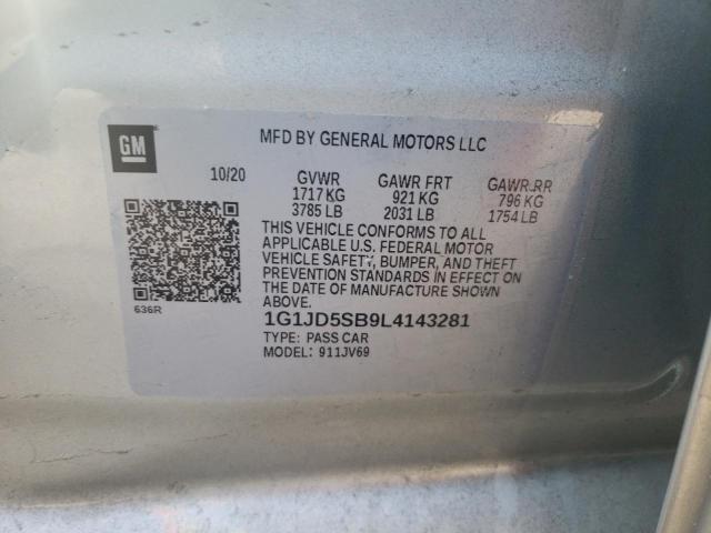 Photo 11 VIN: 1G1JD5SB9L4143281 - CHEVROLET SONIC 