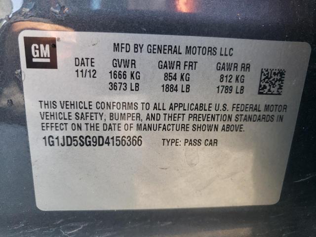 Photo 11 VIN: 1G1JD5SG9D4156366 - CHEVROLET SONIC 