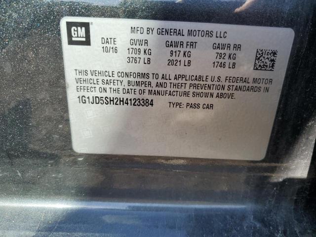 Photo 11 VIN: 1G1JD5SH2H4123384 - CHEVROLET SONIC 