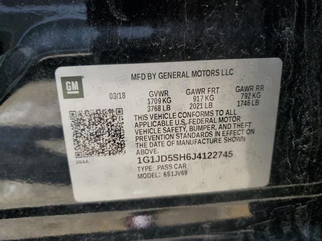 Photo 11 VIN: 1G1JD5SH6J4122745 - CHEVROLET SONIC 