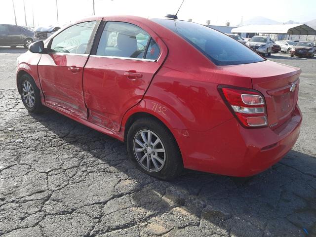 Photo 2 VIN: 1G1JD5SH8H4125656 - CHEVROLET SONIC LT 