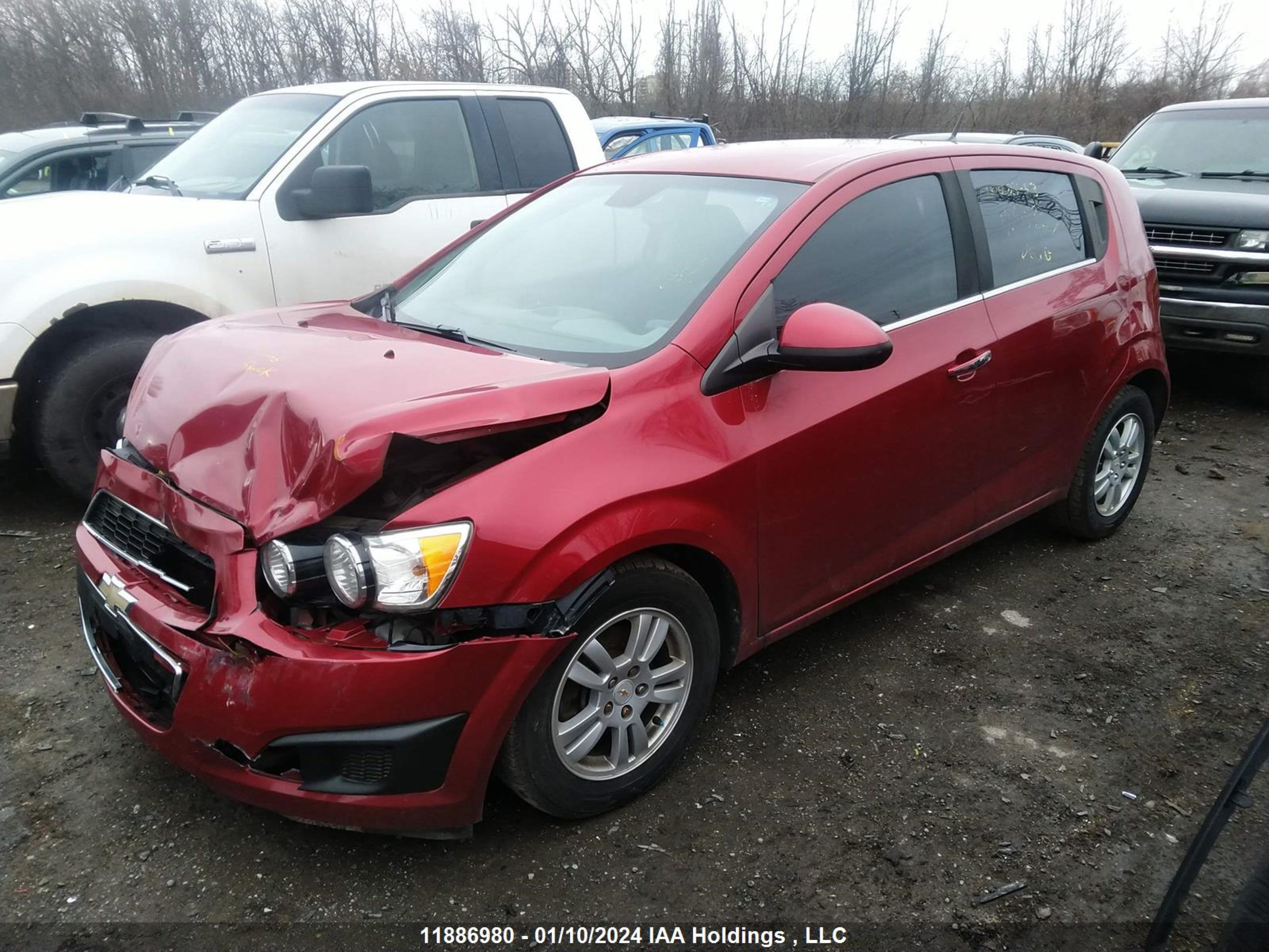 Photo 1 VIN: 1G1JD6EH2C4105557 - CHEVROLET SONIC 