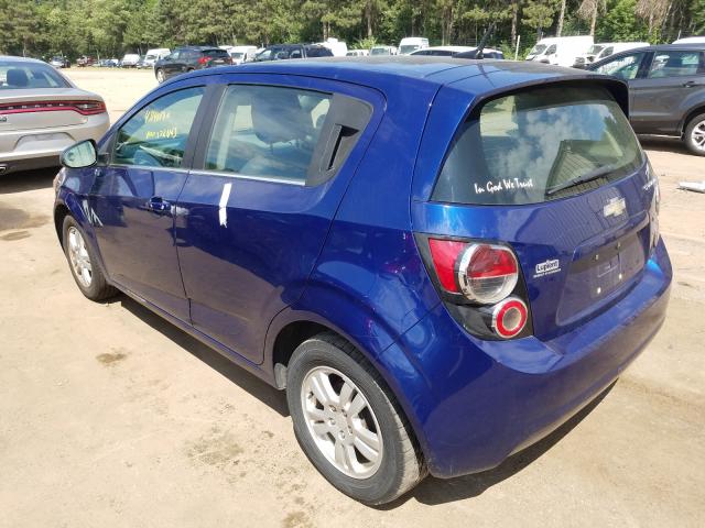 Photo 2 VIN: 1G1JD6SB0D4196653 - CHEVROLET SONIC LT 