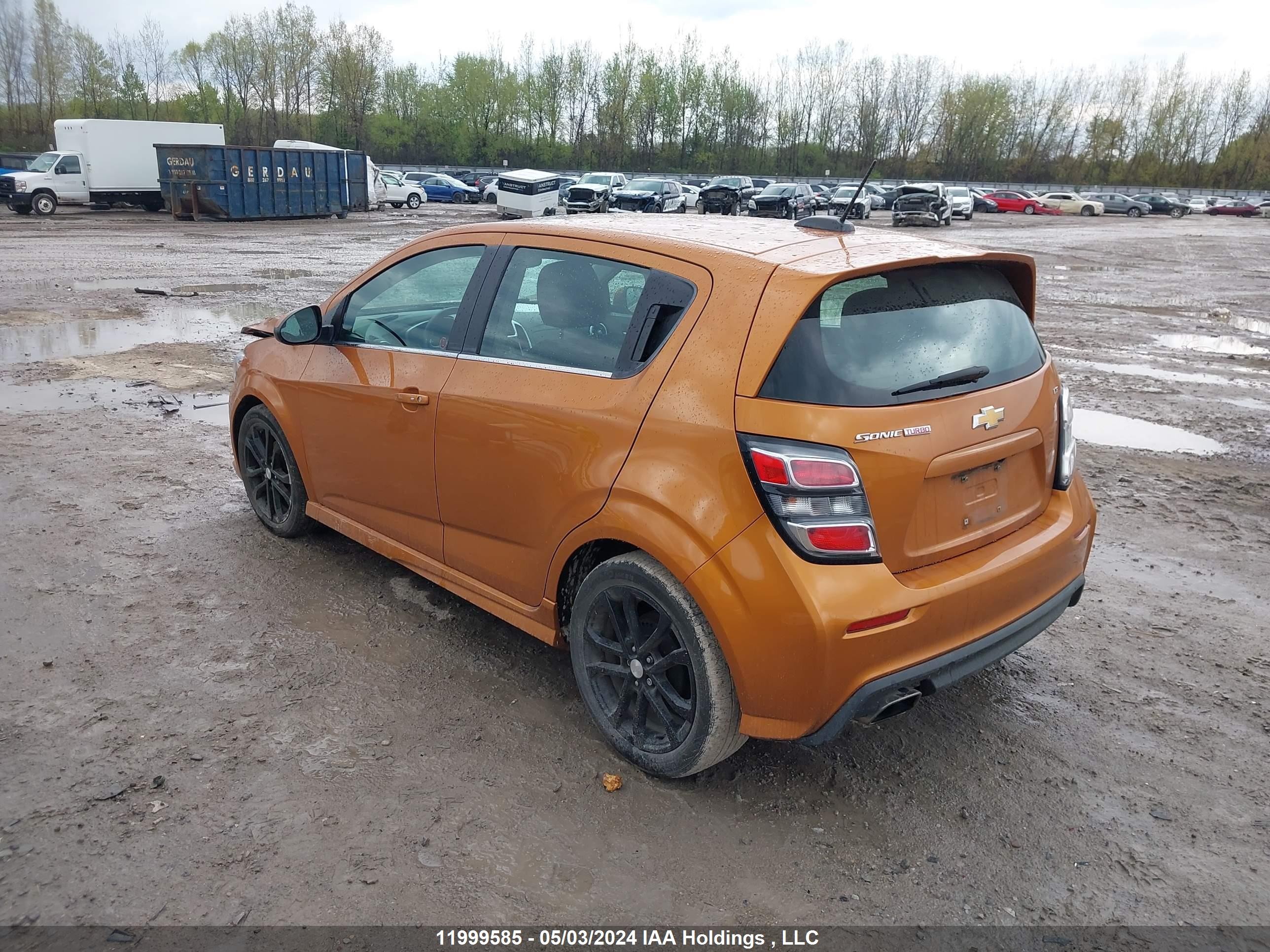 Photo 2 VIN: 1G1JD6SB3H4172997 - CHEVROLET SONIC 