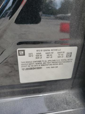 Photo 12 VIN: 1G1JD6SB5D4108261 - CHEVROLET SONIC 