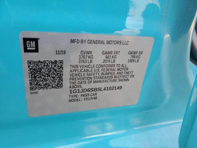 Photo 11 VIN: 1G1JD6SB5L4102149 - CHEVROLET SONIC LT 