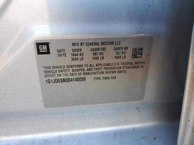 Photo 11 VIN: 1G1JD6SB8D4140038 - CHEVROLET SONIC 