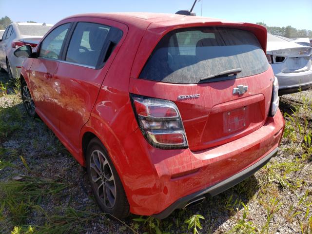 Photo 2 VIN: 1G1JD6SH3J4106203 - CHEVROLET SONIC LT 