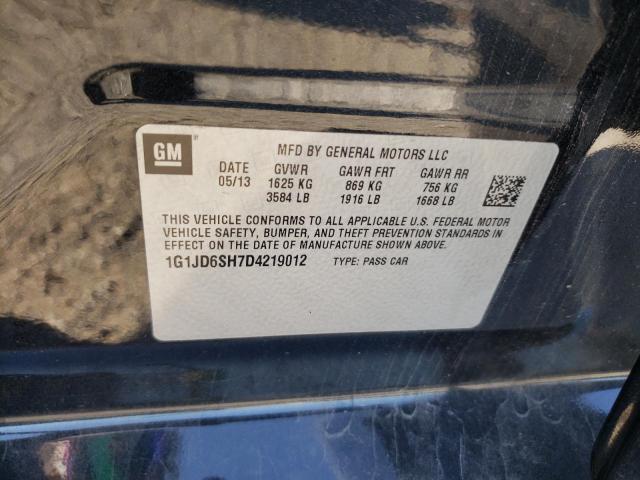 Photo 11 VIN: 1G1JD6SH7D4219012 - CHEVROLET SONIC 