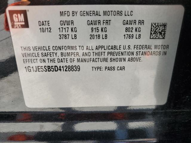 Photo 11 VIN: 1G1JE5SB5D4128839 - CHEVROLET SONIC 