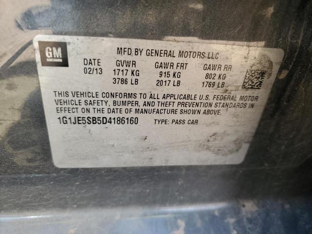 Photo 11 VIN: 1G1JE5SB5D4186160 - CHEVROLET SONIC LTZ 