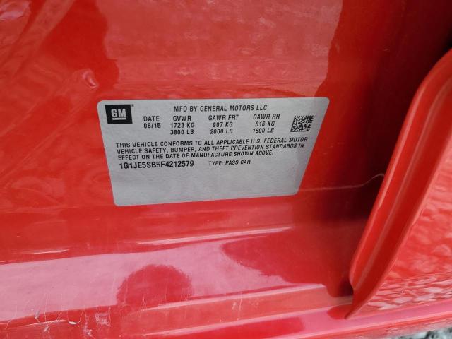 Photo 11 VIN: 1G1JE5SB5F4212579 - CHEVROLET SONIC 