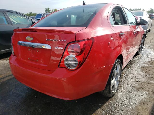 Photo 3 VIN: 1G1JE5SB8F4169050 - CHEVROLET SONIC LTZ 