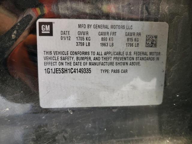 Photo 11 VIN: 1G1JE5SH1C4149335 - CHEVROLET SONIC 