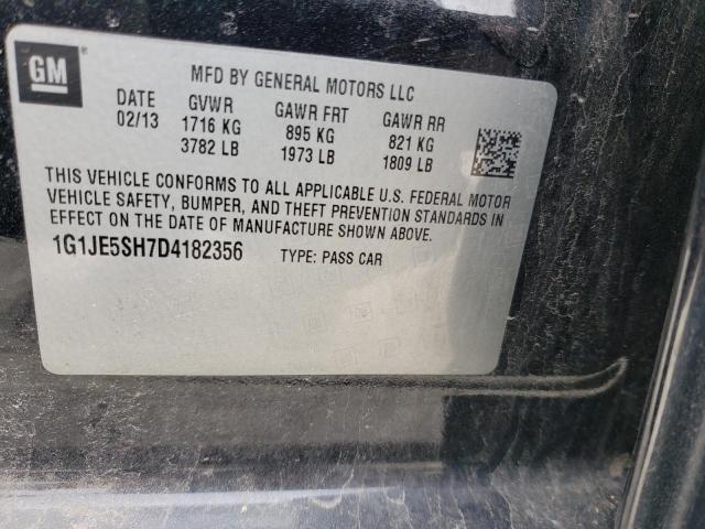 Photo 11 VIN: 1G1JE5SH7D4182356 - CHEVROLET SONIC LTZ 