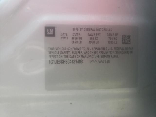 Photo 11 VIN: 1G1JE6SH3C4131408 - CHEVROLET SONIC 