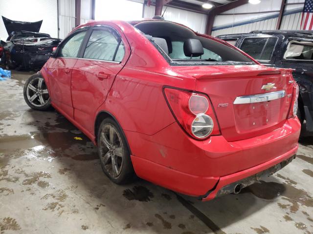 Photo 2 VIN: 1G1JG5SB3F4138511 - CHEVROLET SONIC RS 